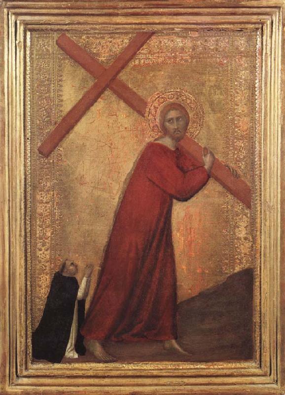 Barna da Siena Christ Bearing the Cross